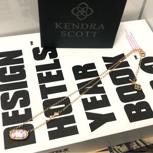 Kendra Scott !X Love Shack Fancy Purple Elisa Necklace